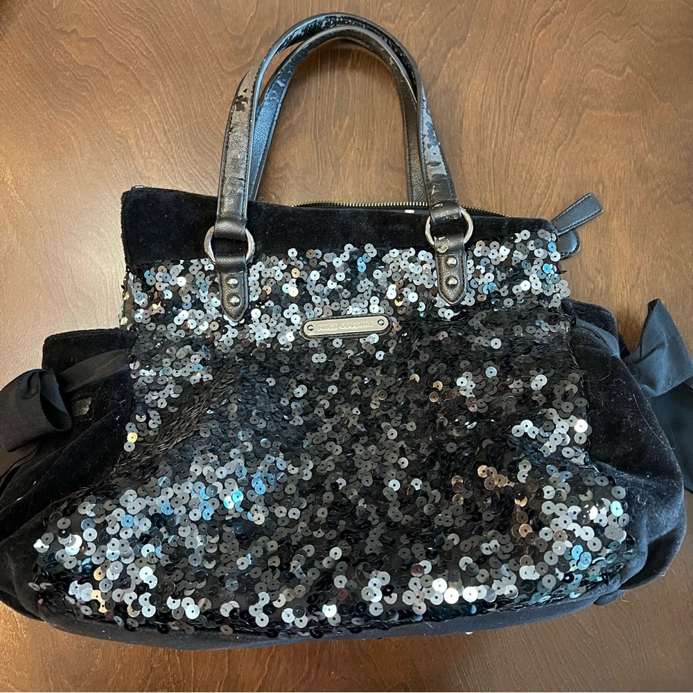 Black Sequin Juicy Couture Bag